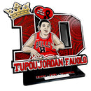 01S number key with portrait and crown