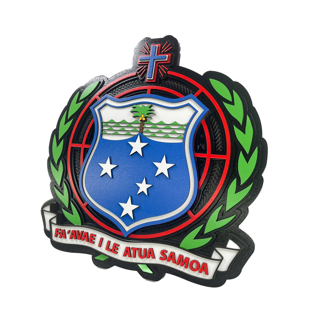 Samoa Logo With Rifles 21st Key NZ